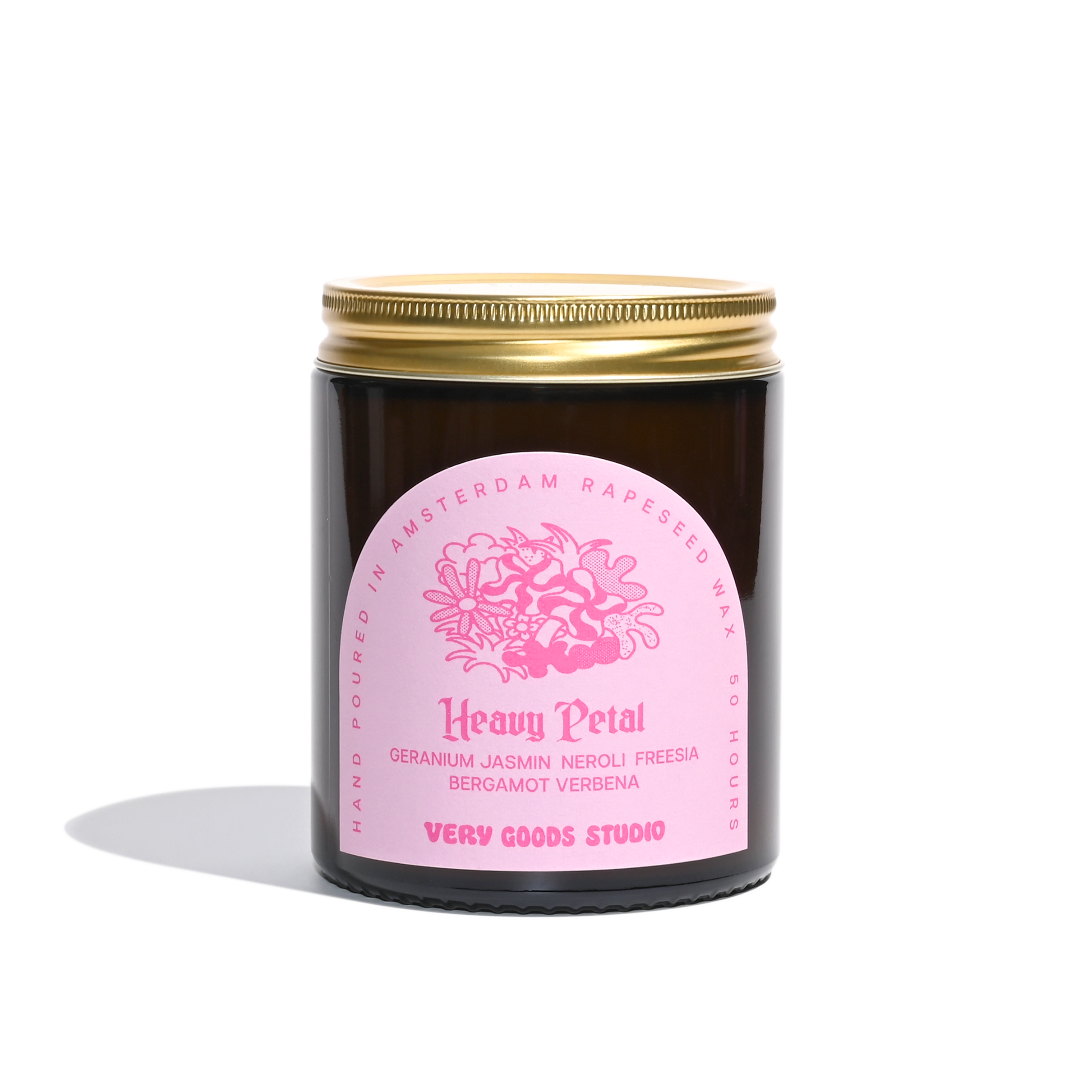 Heavy Petal - Rapeseed Candle Mid Size 170ml 45-50 Hours