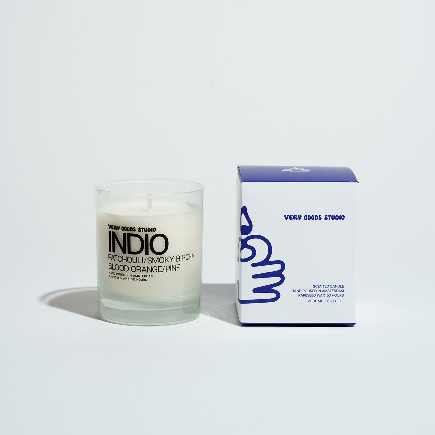 INDIO 200GR CLEAR GLASS 45 HOURS