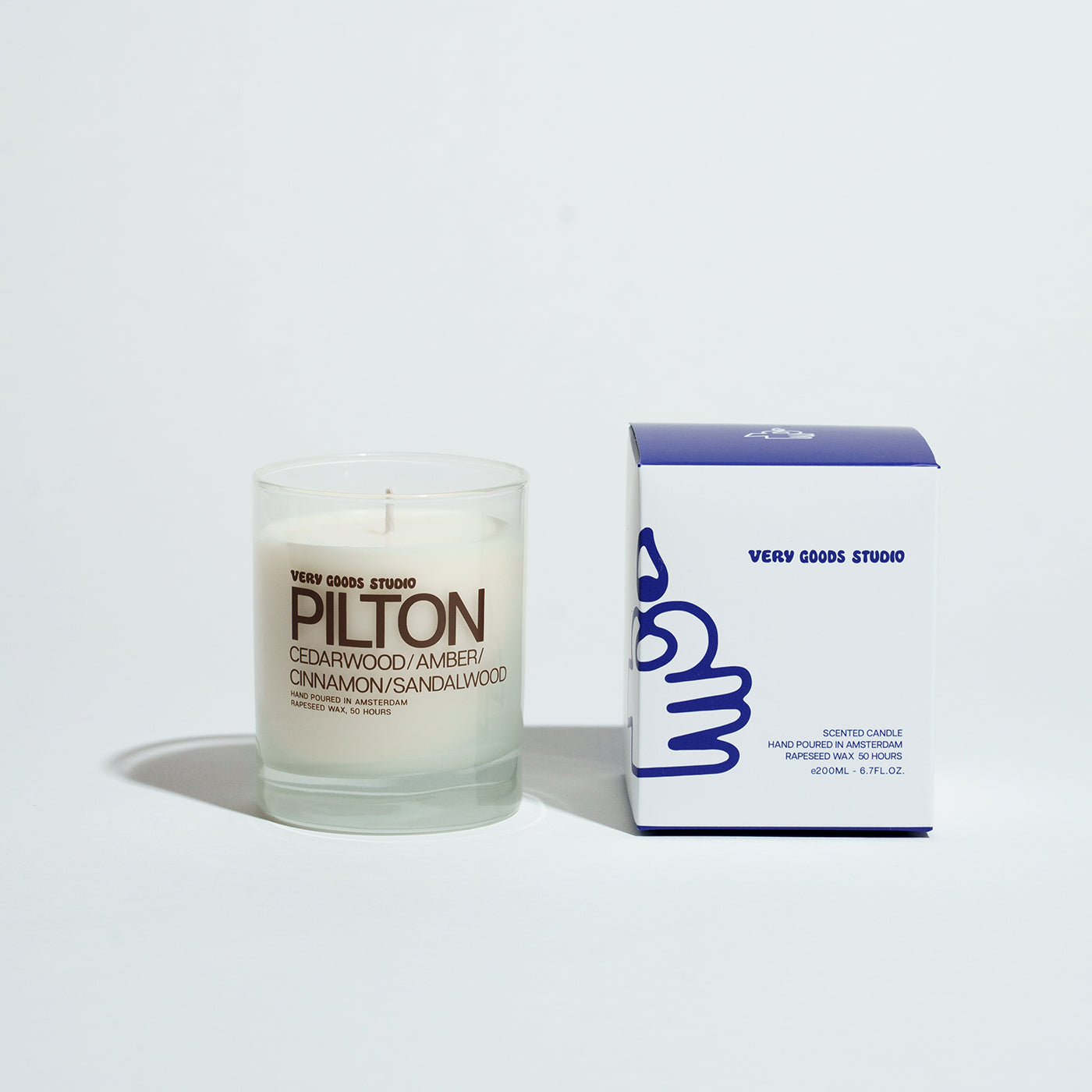 PILTON 200GR CLEAR GLASS 45 HOURS