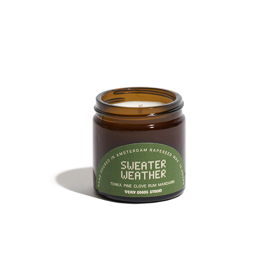 SWEATER WEATHER - Rapeseed Candle TRAVEL SIZE 60ML 12-15 HOURS