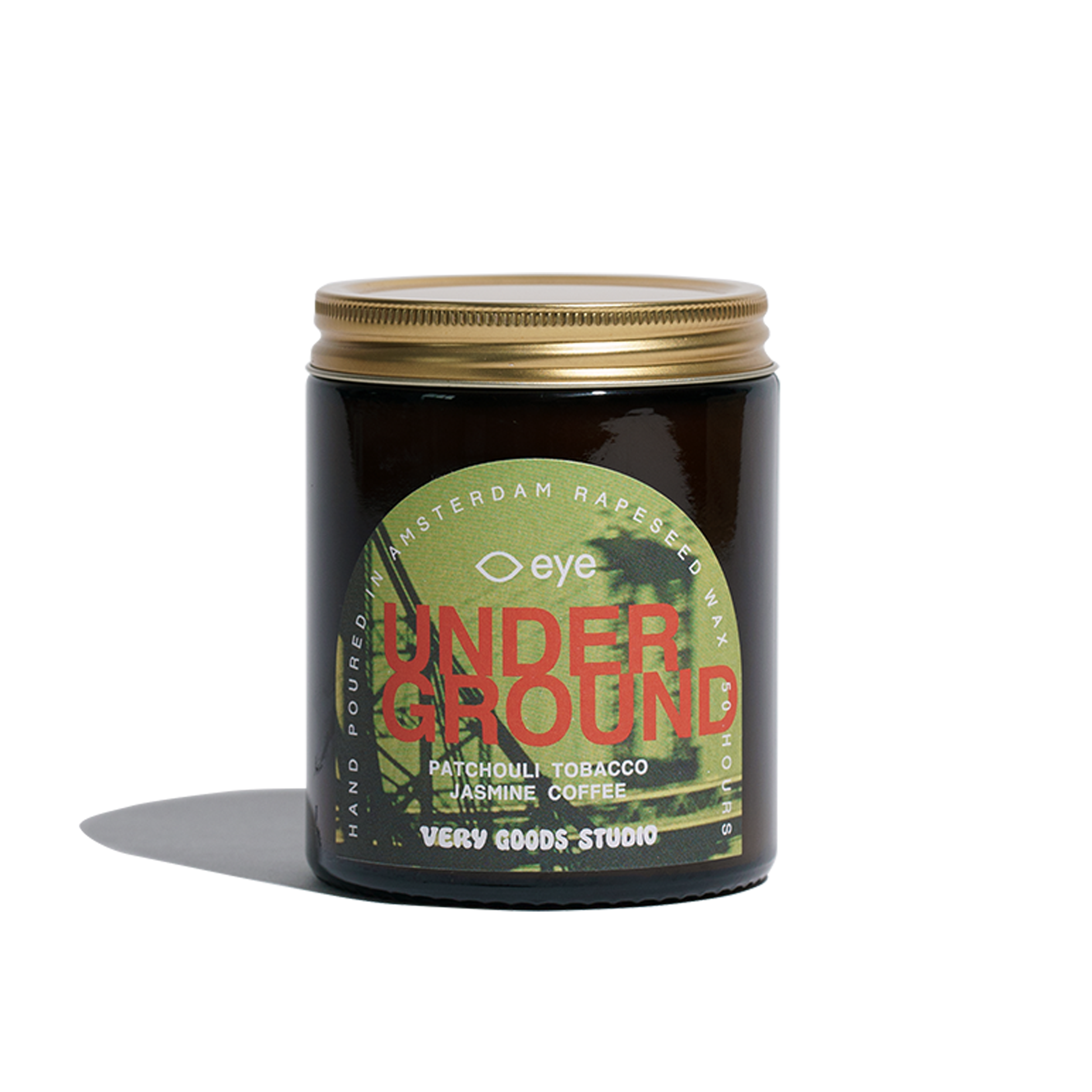 The Eye Museum - UNDERGROUND Limited Edition - Rapeseed Candle Mid Size 170ml 45-50 Hours