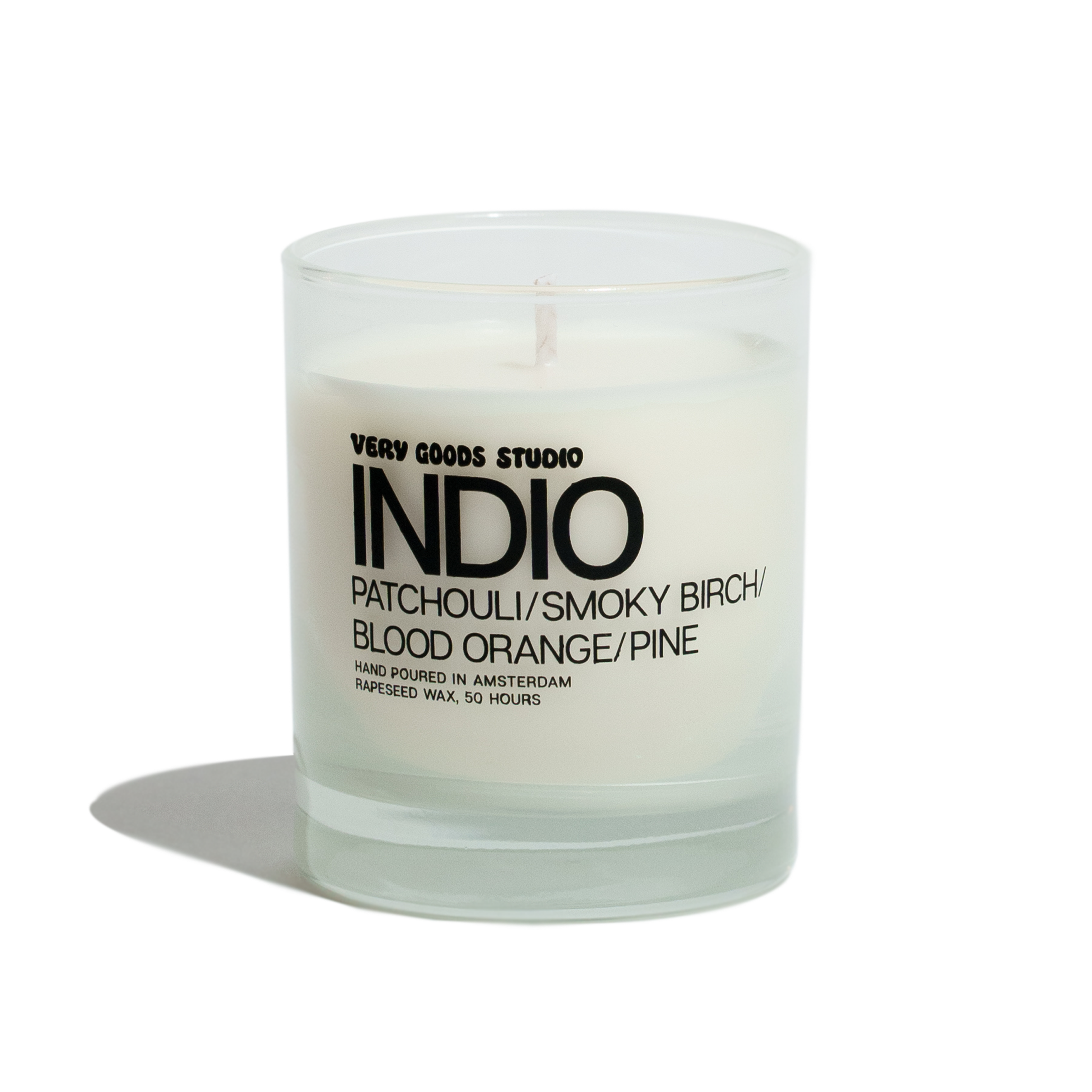 INDIO 200GR CLEAR GLASS 45 HOURS SAMPLE