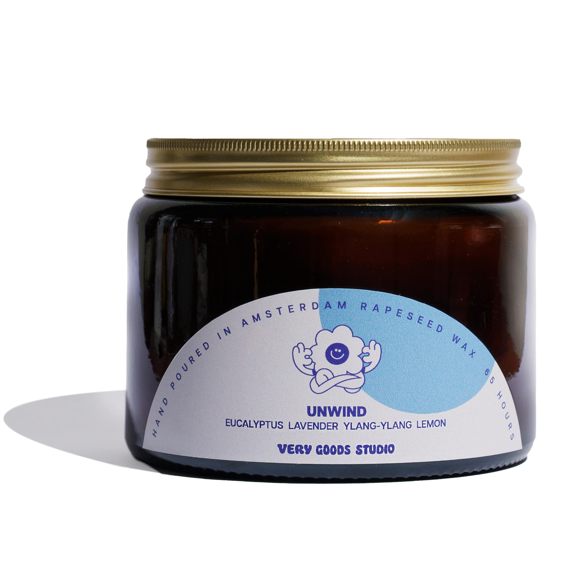 UNWIND - Rapeseed Candle Triple Wick 500ml 65 Hours