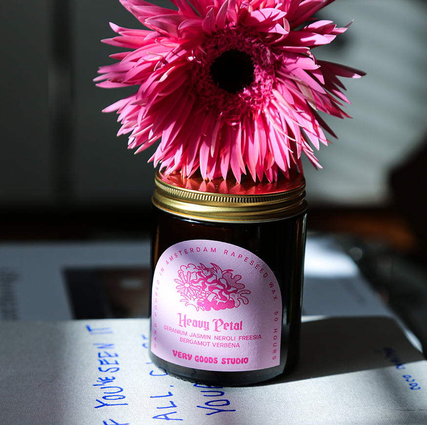 Heavy Petal - Rapeseed Candle Mid Size 170ml 45-50 Hours