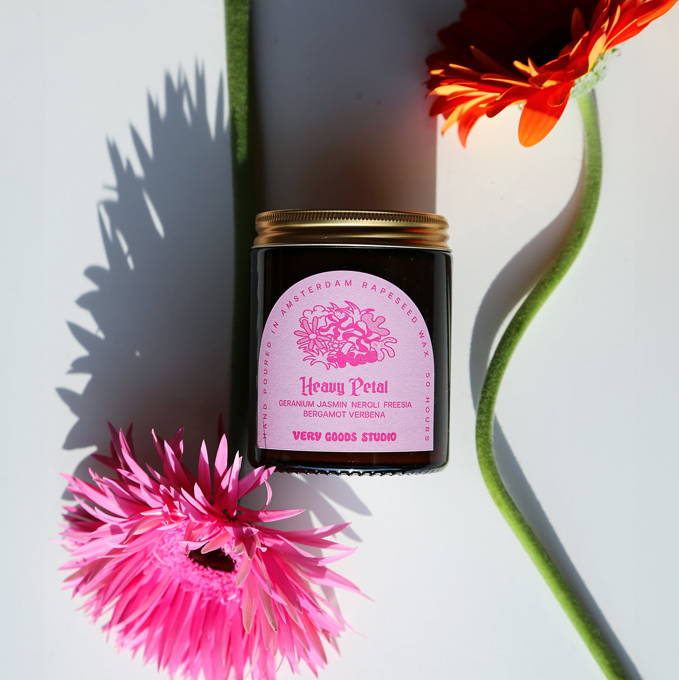 Heavy Petal - Rapeseed Candle Mid Size 170ml 45-50 Hours