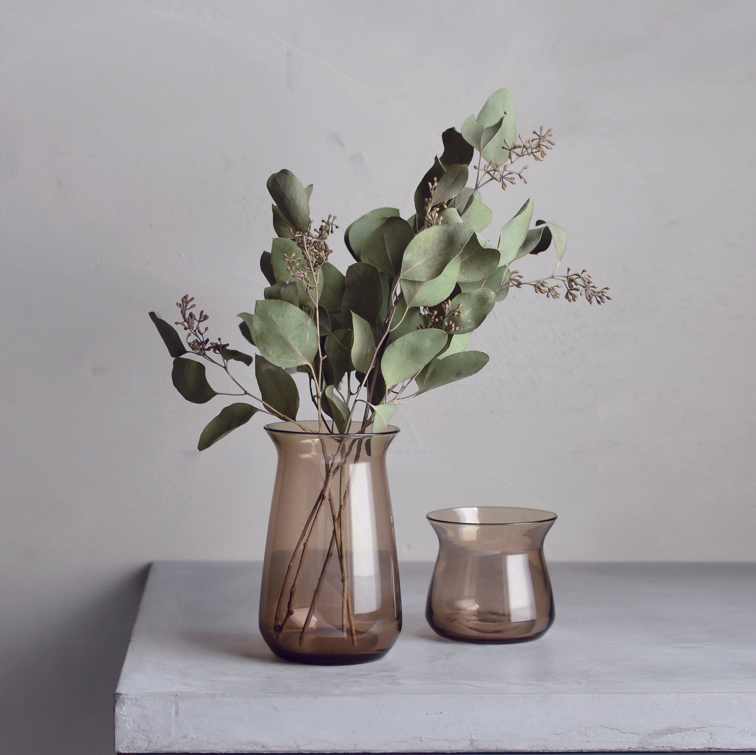 KINTO LUNA Vase - Small/Brown