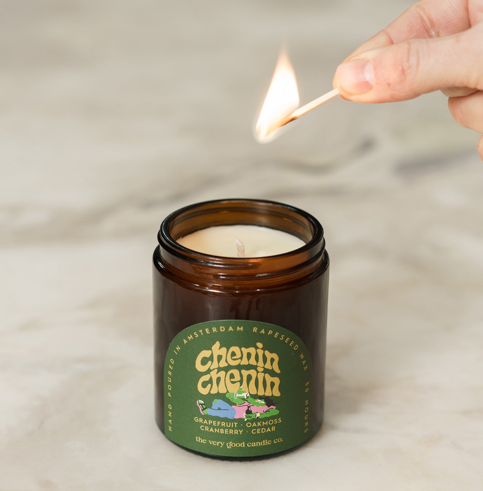 CHENIN CHENIN Collaboration - Rapeseed Candle Mid Size 170ml 45-50 Hours