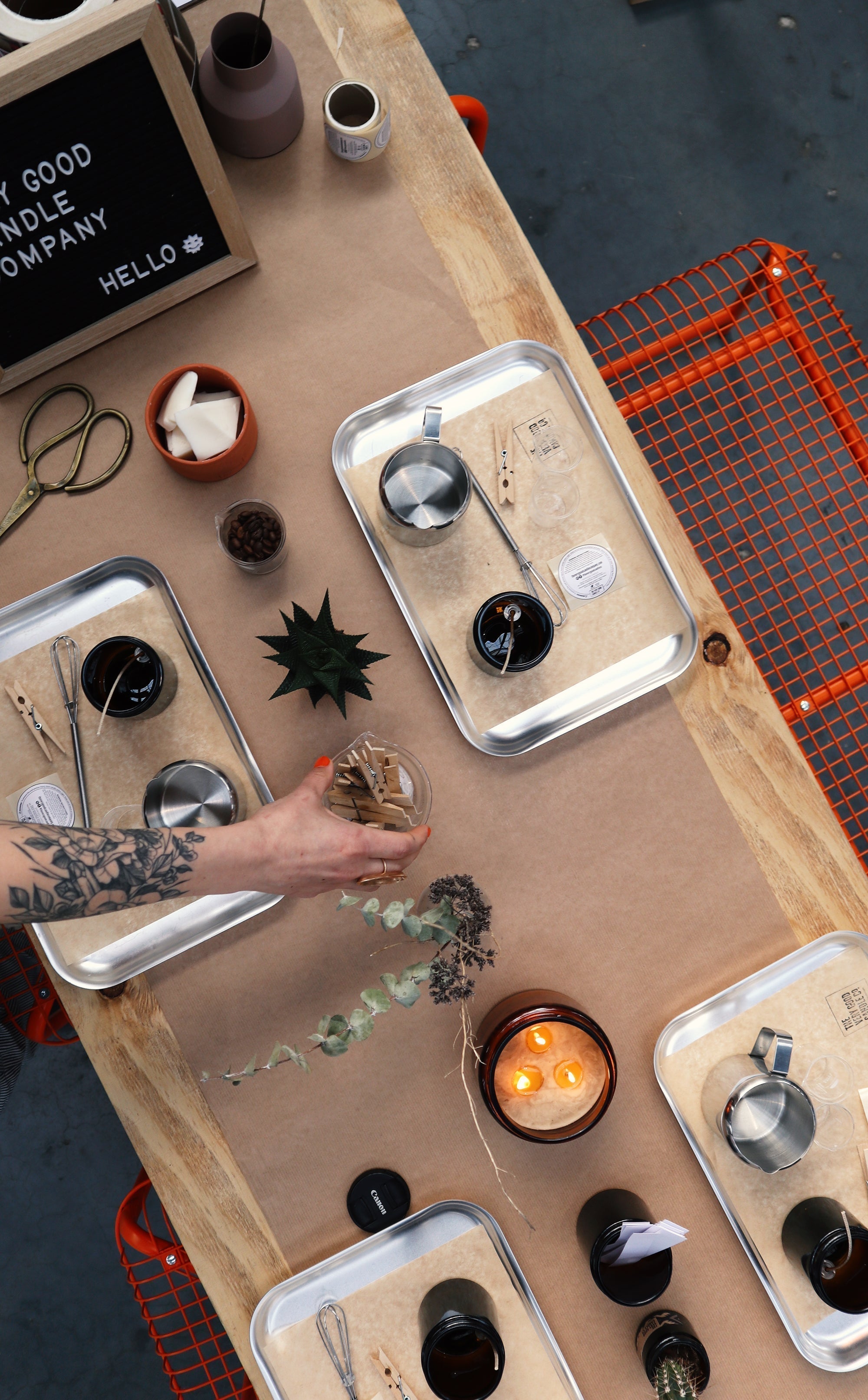 Very Goods Candle Making Workshop Saturday 25th March, 14:00PM