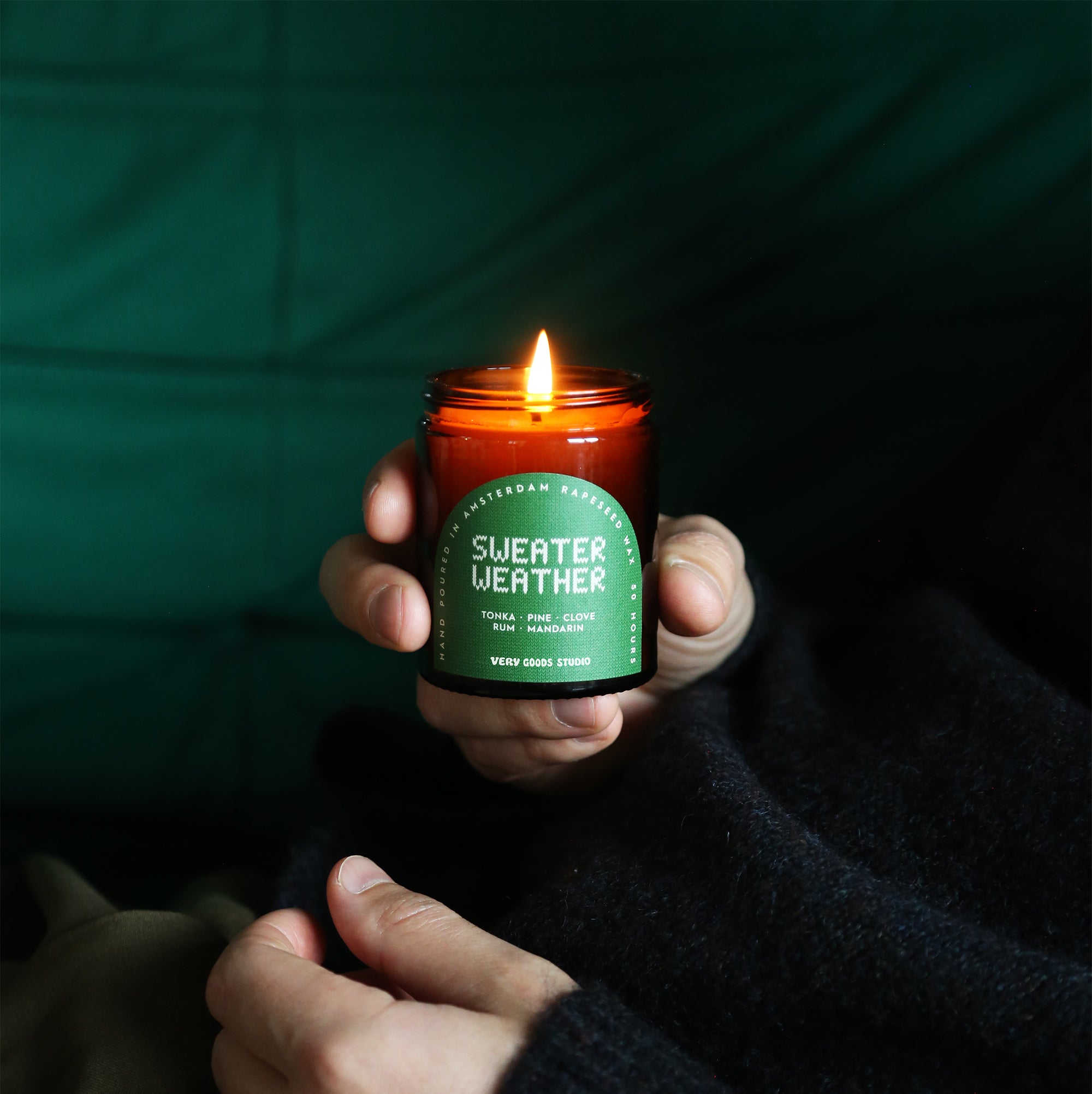 SWEATER WEATHER - Rapeseed Candle Mid Size 170ml 45-50 Hours