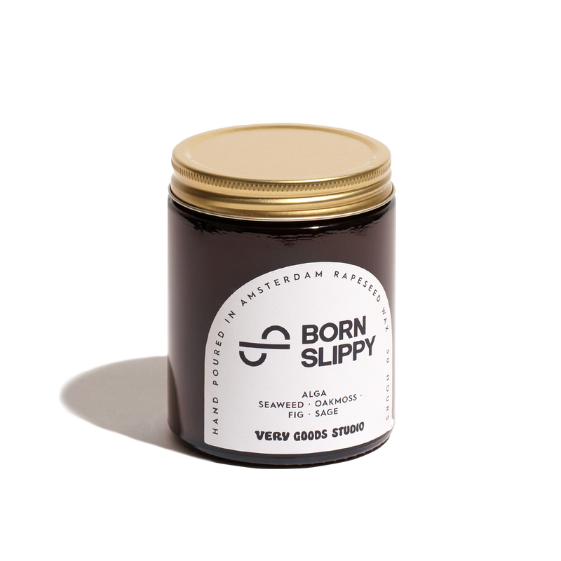 ALGA - Born Slippy Collaboration - Rapeseed Candle Mid Size 170ml 45-50 Hours