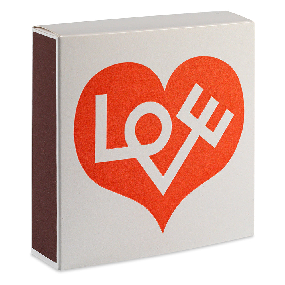 Archivist Luxury Matches - Love by Alexander Girard