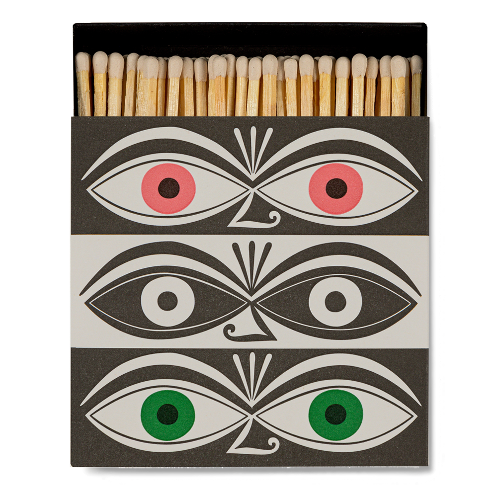 Archivist Luxury Matches - Triple Eyes by Alexander Girard