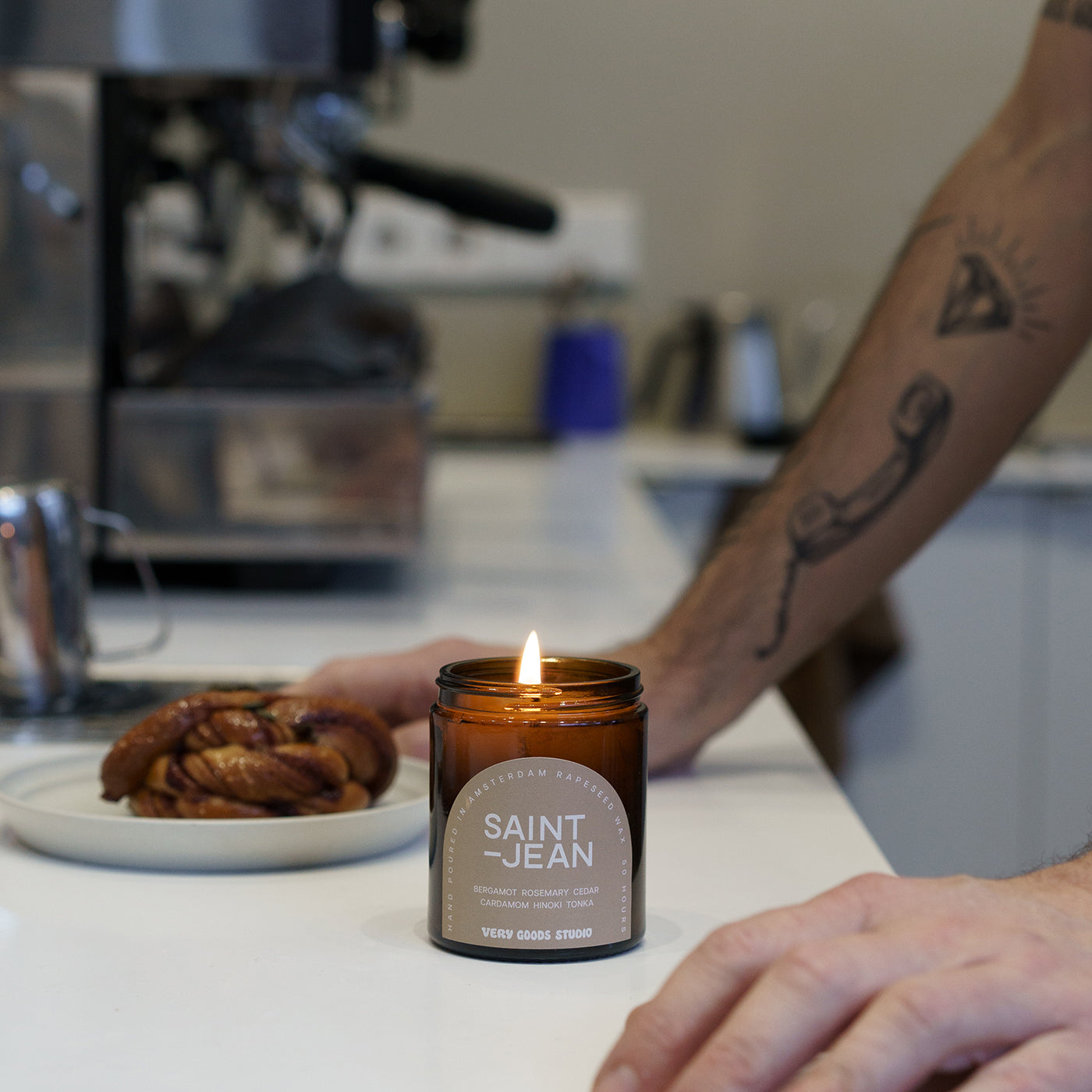 Saint Jean Collaboration - Rapeseed Candle Mid Size 170ml 45-50 Hours