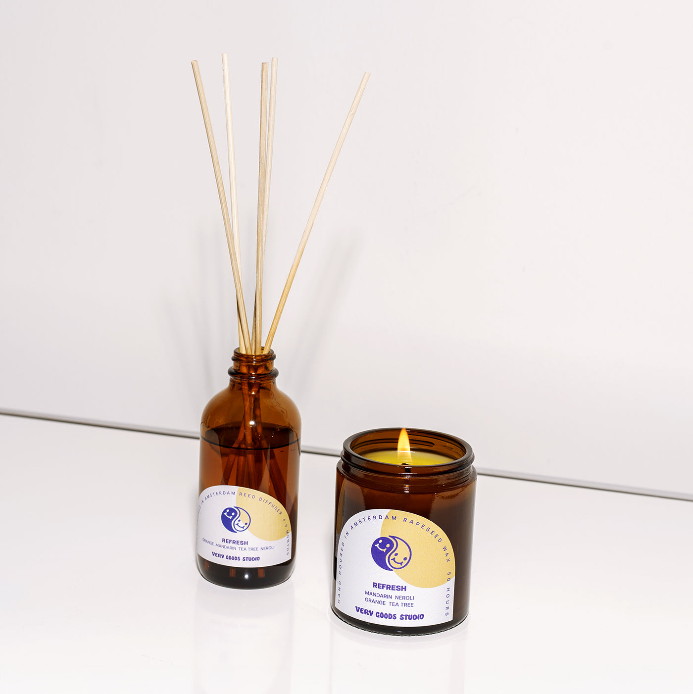 REFRESH - Rapeseed Candle Mid Size 170ml 45-50 Hours