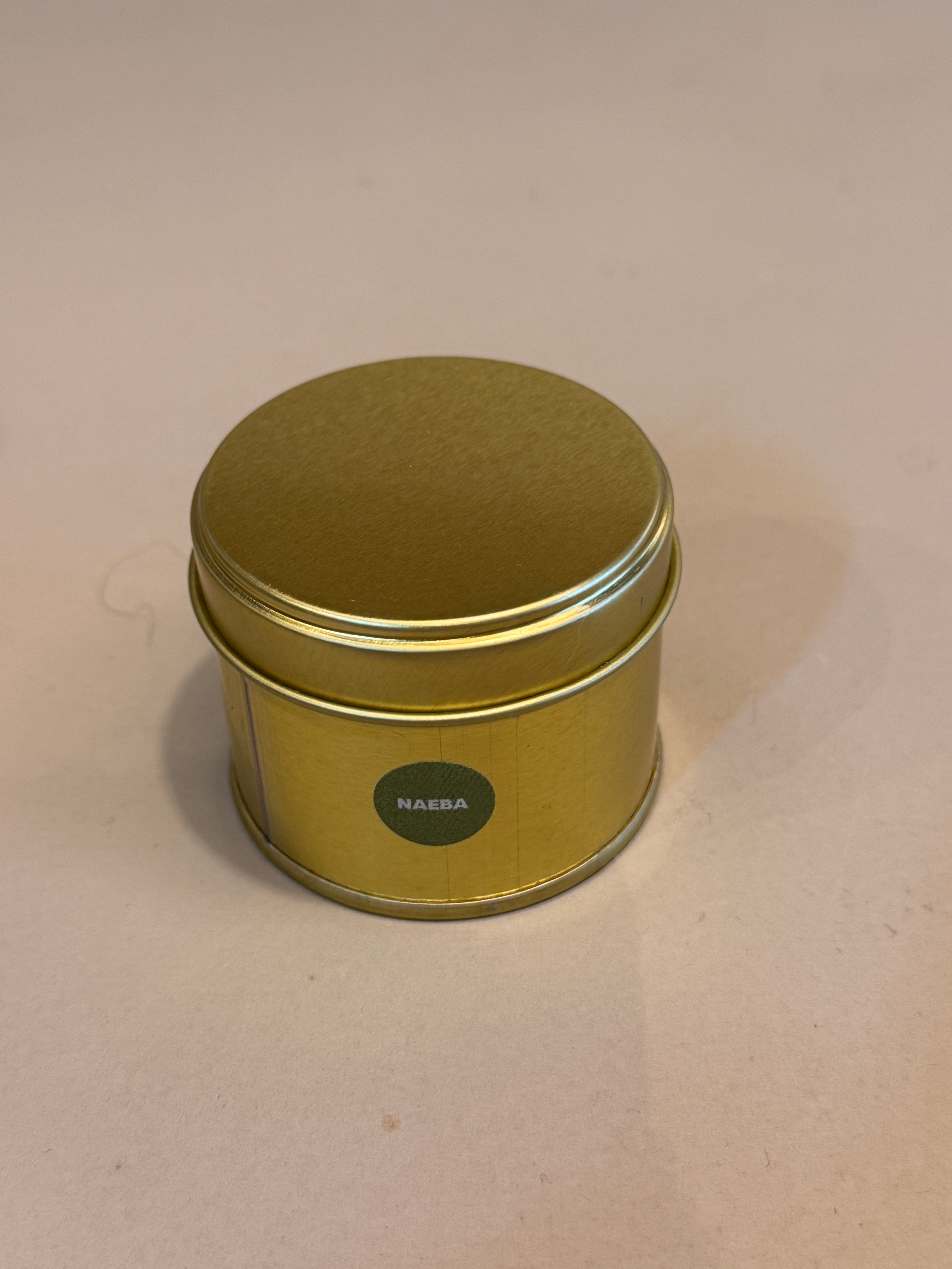 NAEBA- SAMPLE TIN  Candle Travel Size 100ml 15-17 Hours