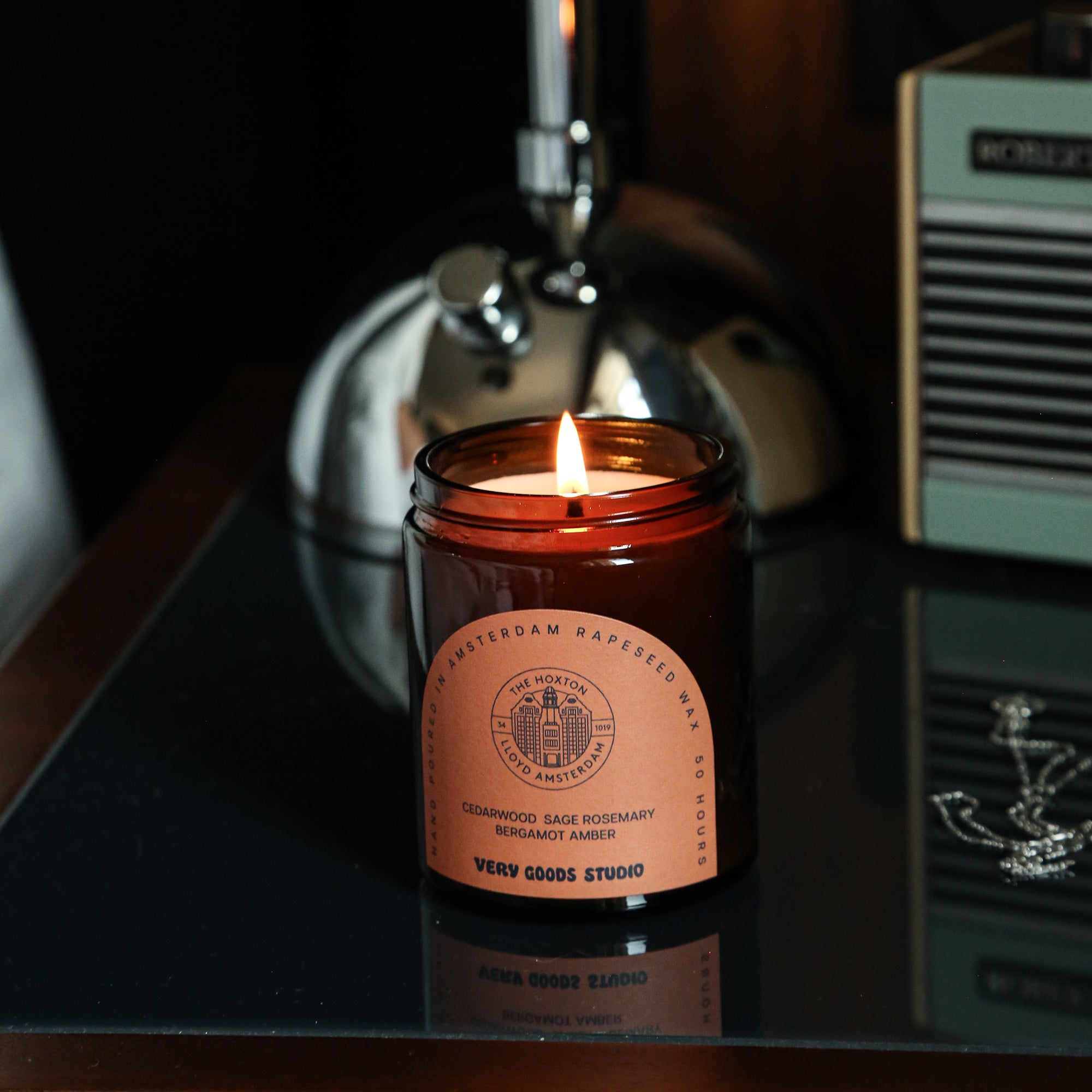 The Hoxton Lloyd Collaboration - Rapeseed Candle Mid Size 170ml 45-50 Hours