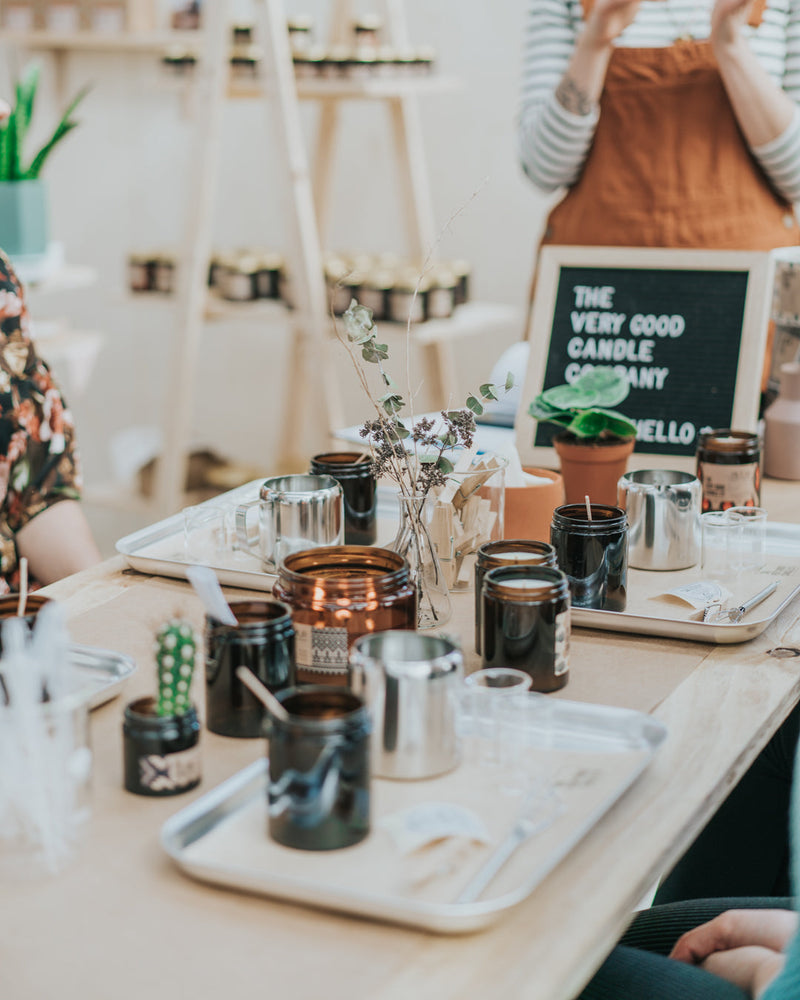 Very Goods Candle Making Workshop Saturday 29th April, 11:00AM