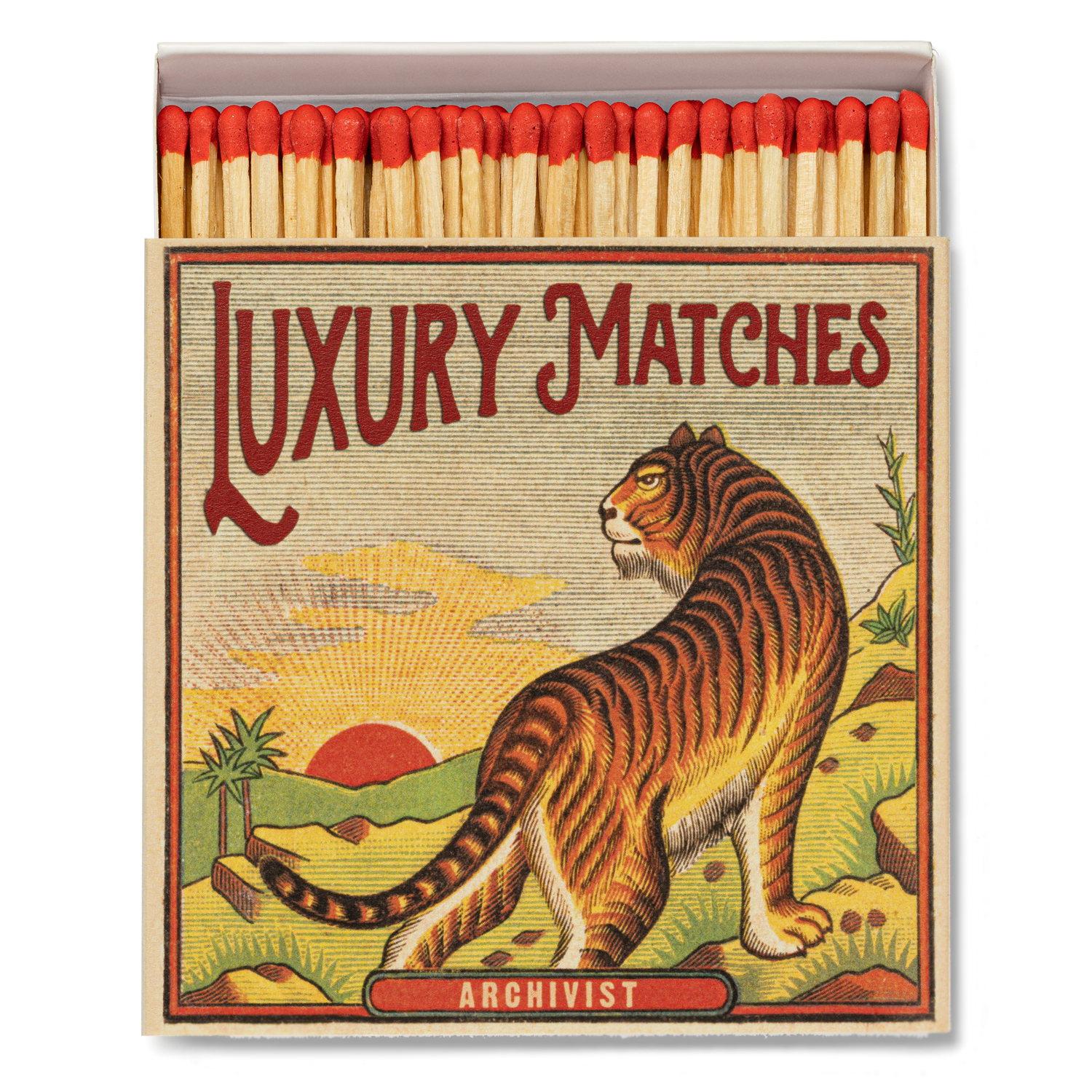 Archivist Luxury Matches - Tiger